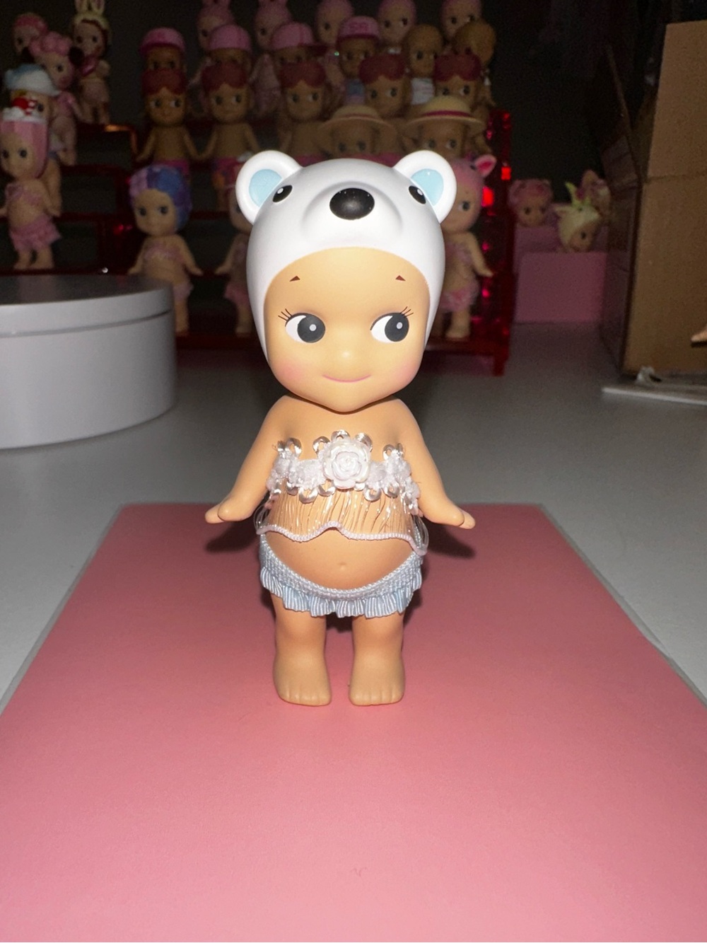 100% authentic Sonny Angel (White Bear) with outfit. Brand new